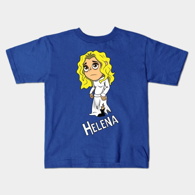 Helena Kids T-Shirt by StarkContrastDesigns